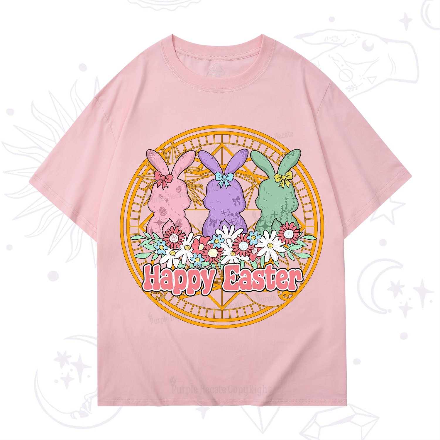 Purplehecate Happy Easter Bunny T-Shirt
