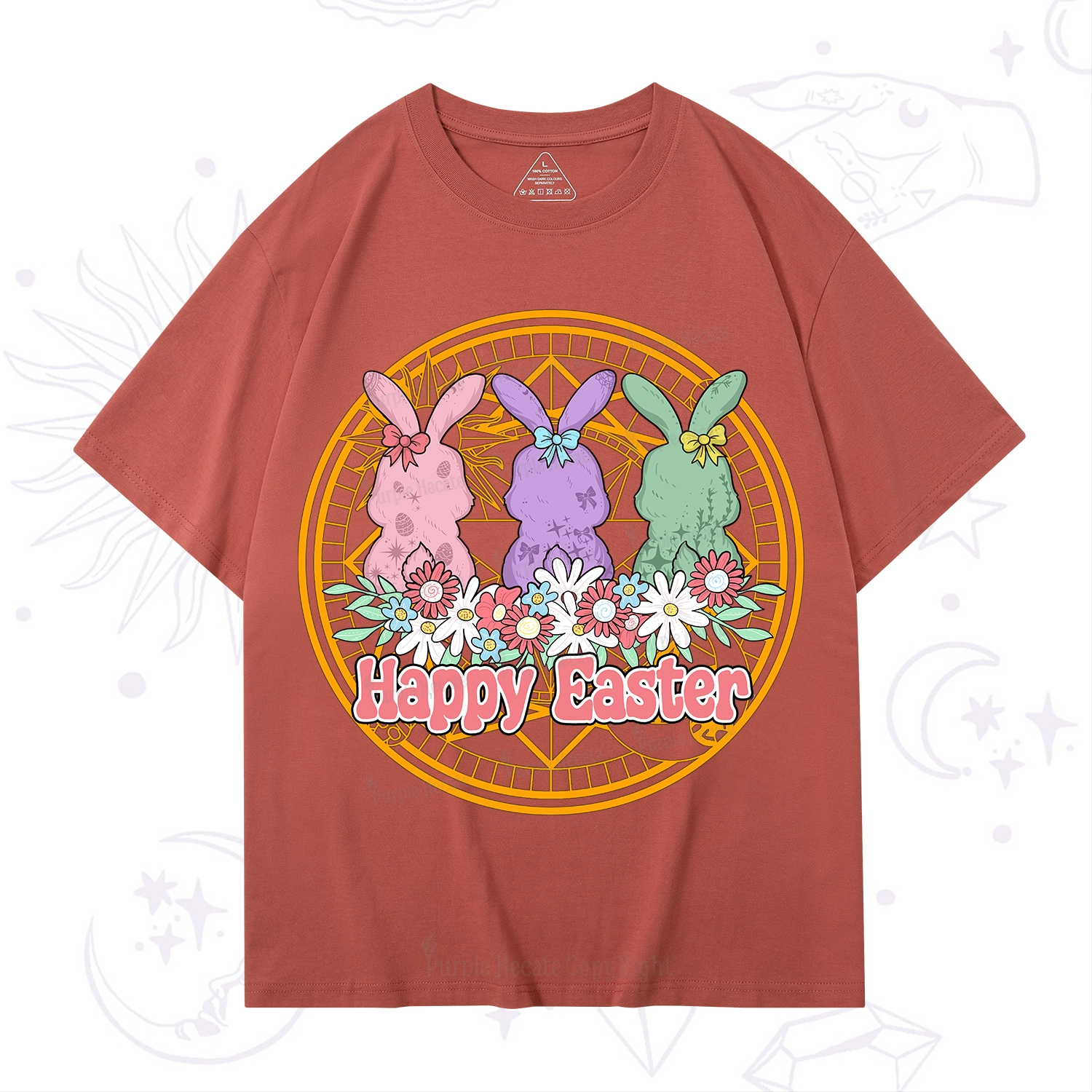 Purplehecate Happy Easter Bunny T-Shirt