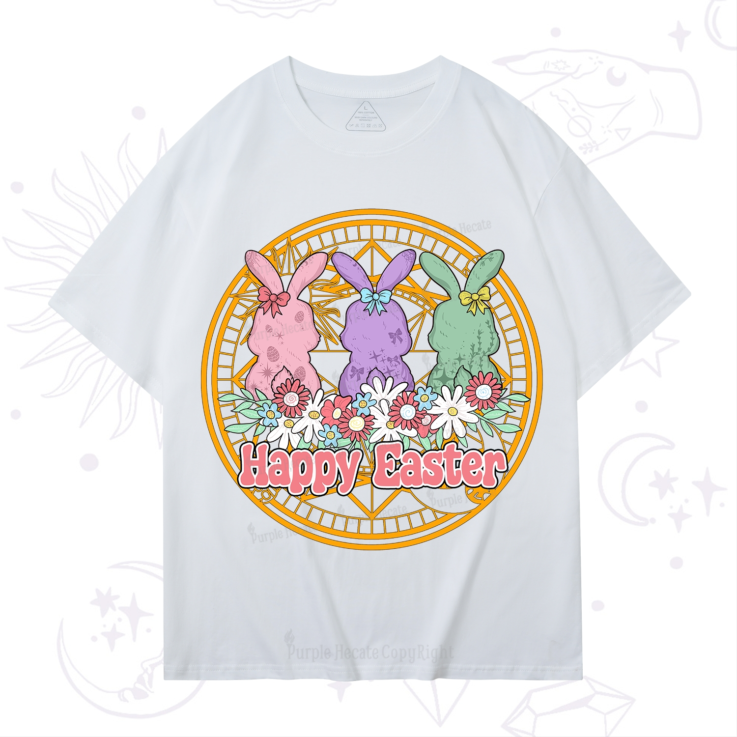 Purplehecate Happy Easter Bunny T-Shirt