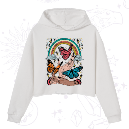 Purplehecate Metamorphoses Crop Hoodie