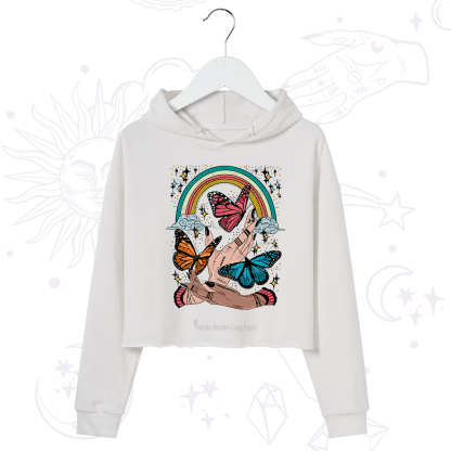 Purplehecate Metamorphoses Crop Hoodie