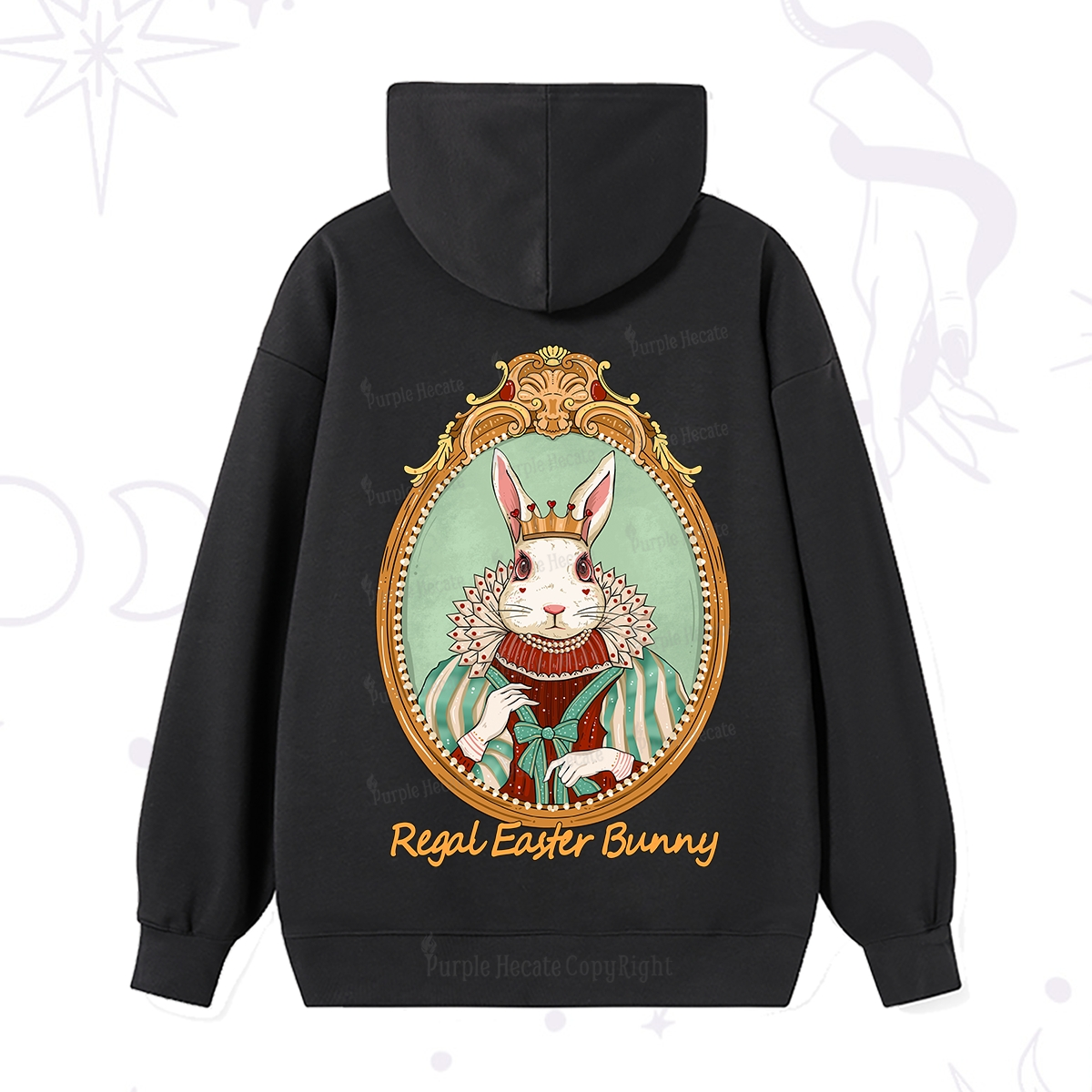 Purplehecate Regal Easter Bunny Hoodie