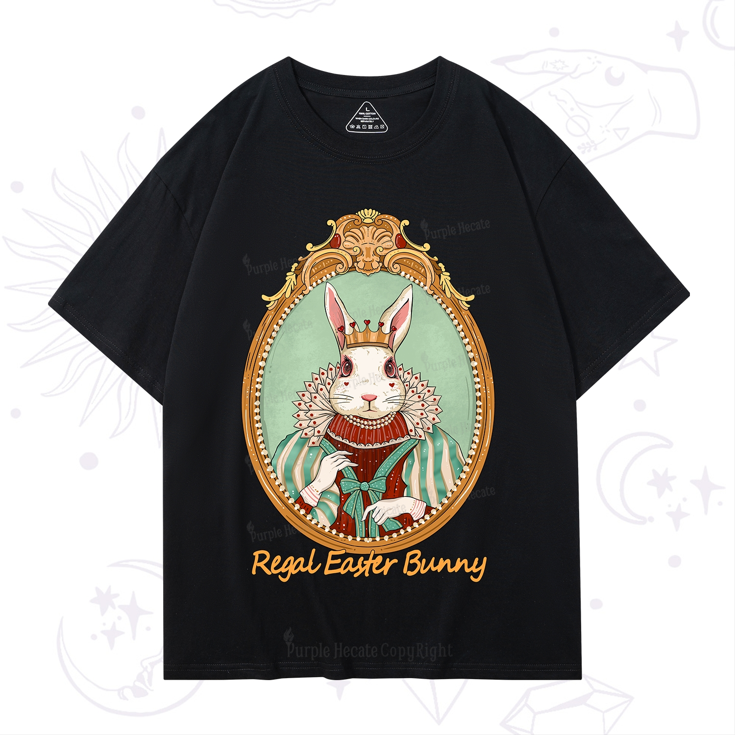 Purplehecate Regal Easter Bunny T-Shirt