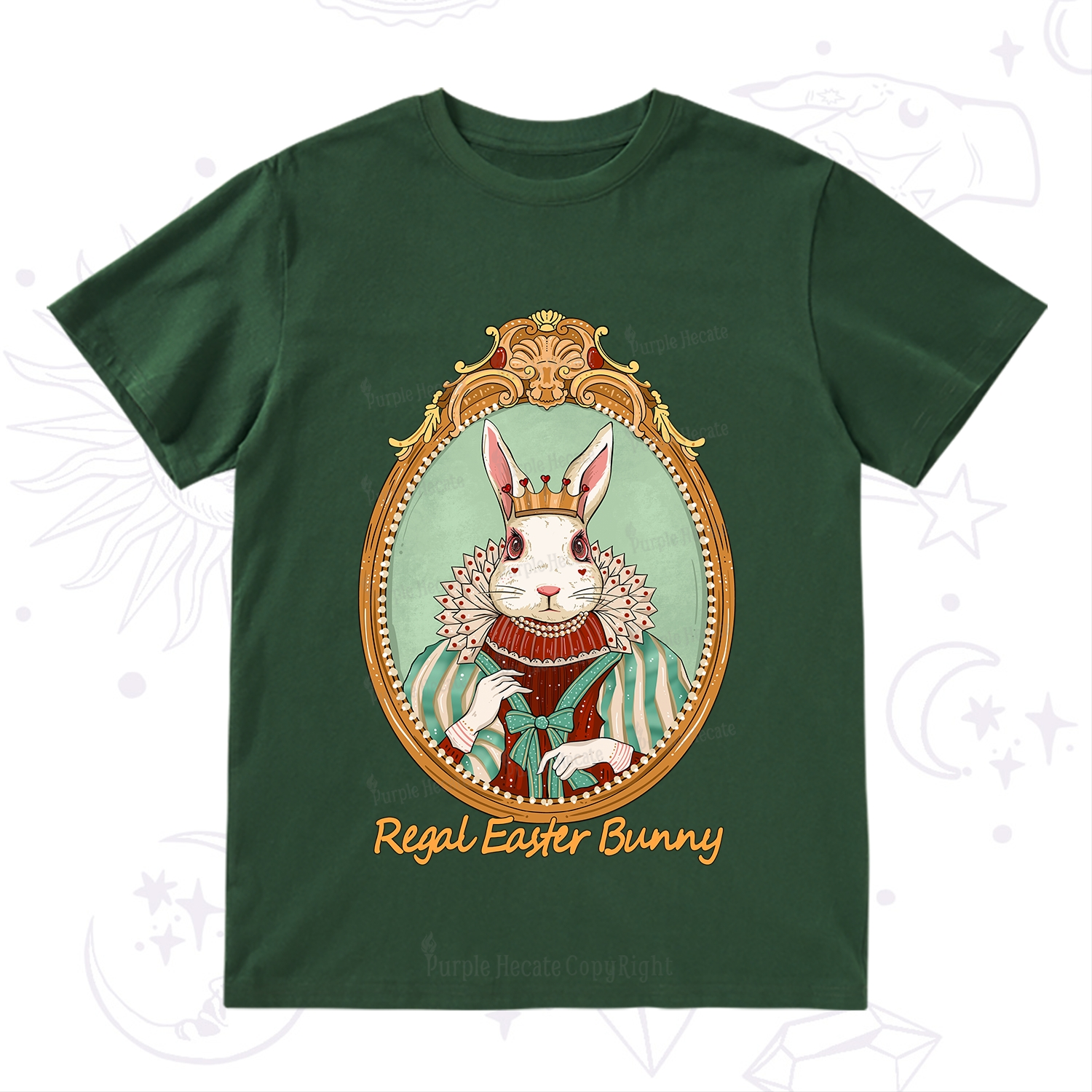Purplehecate Regal Easter Bunny T-Shirt