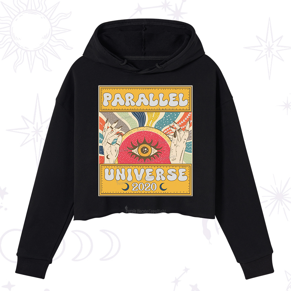 Purplehecate Parallel Universe Crop Hoodie