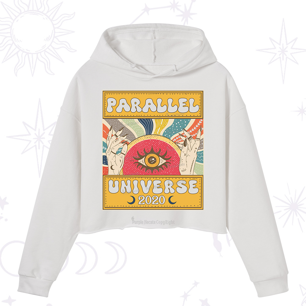 Purplehecate Parallel Universe Crop Hoodie