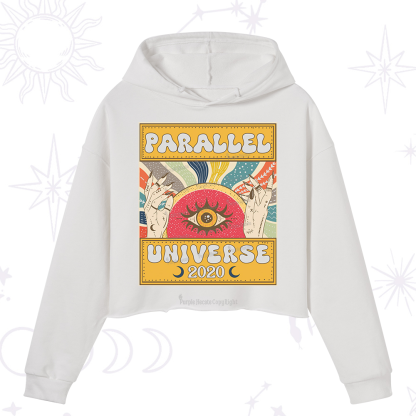Purplehecate Parallel Universe Crop Hoodie