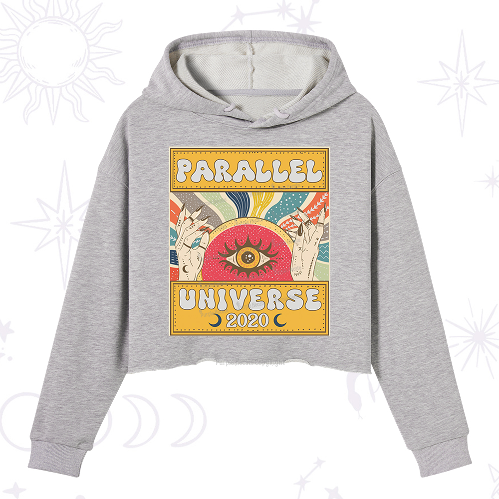 Purplehecate Parallel Universe Crop Hoodie