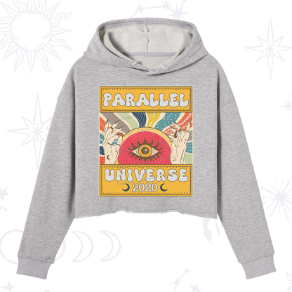 Purplehecate Parallel Universe Crop Hoodie