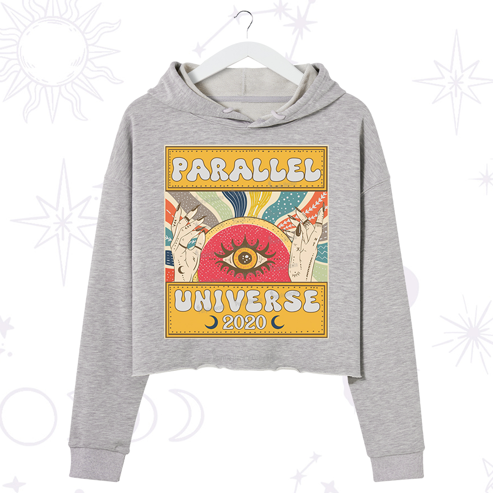Purplehecate Parallel Universe Crop Hoodie