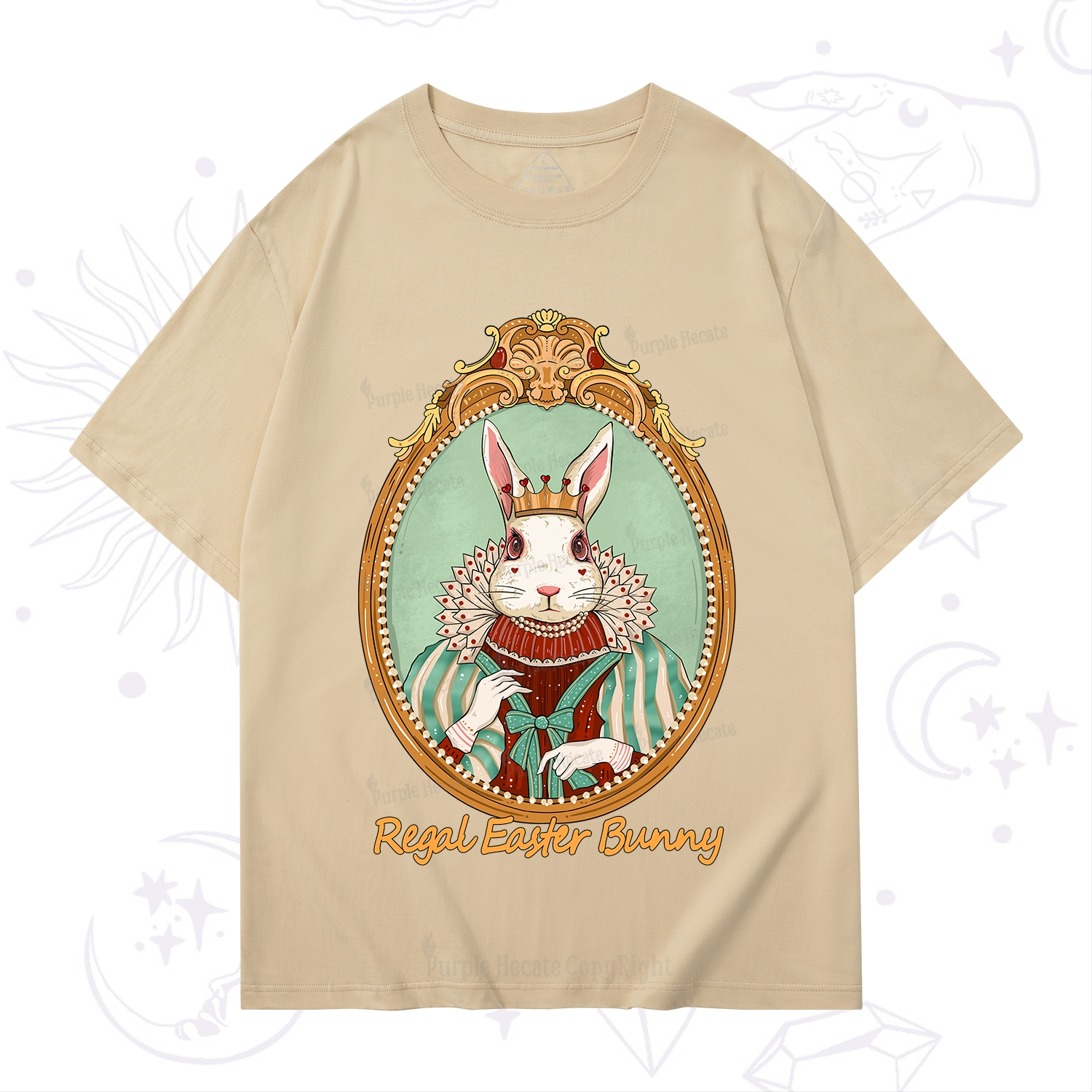 Purplehecate Regal Easter Bunny T-Shirt