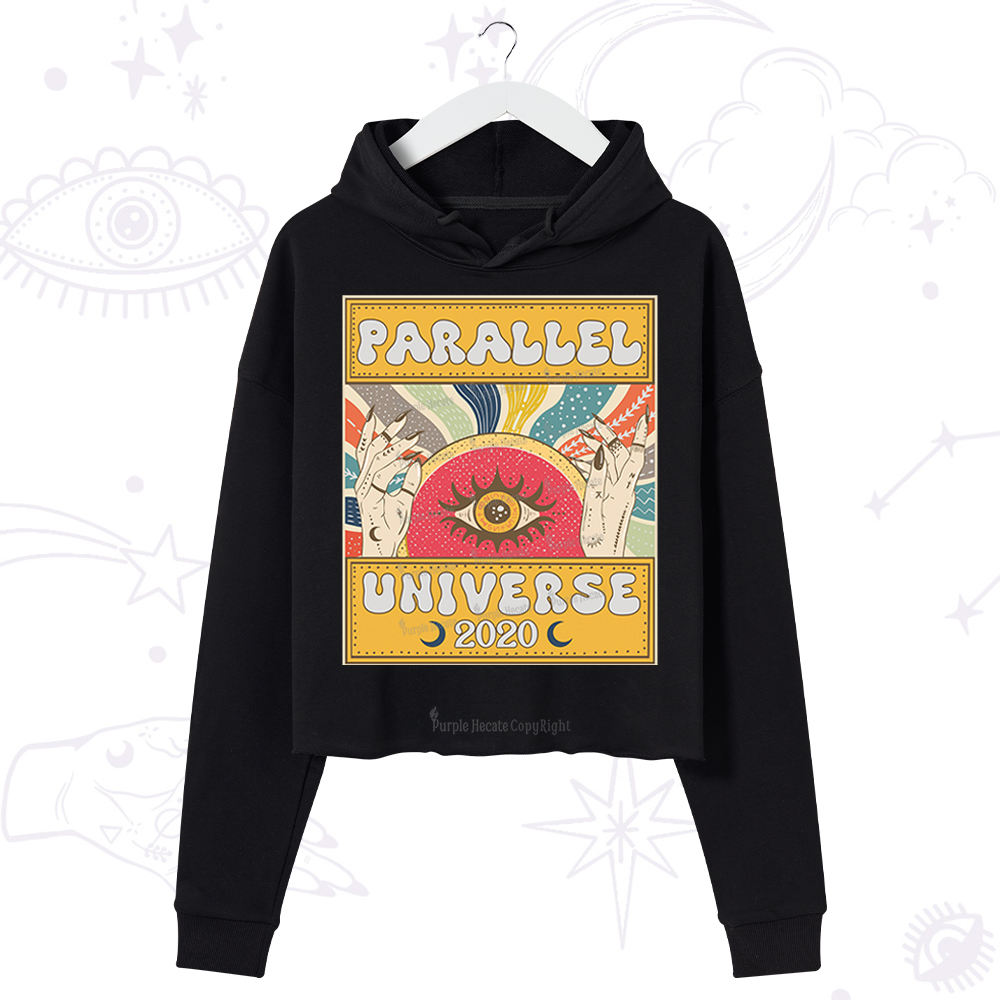 Purplehecate Parallel Universe Crop Hoodie