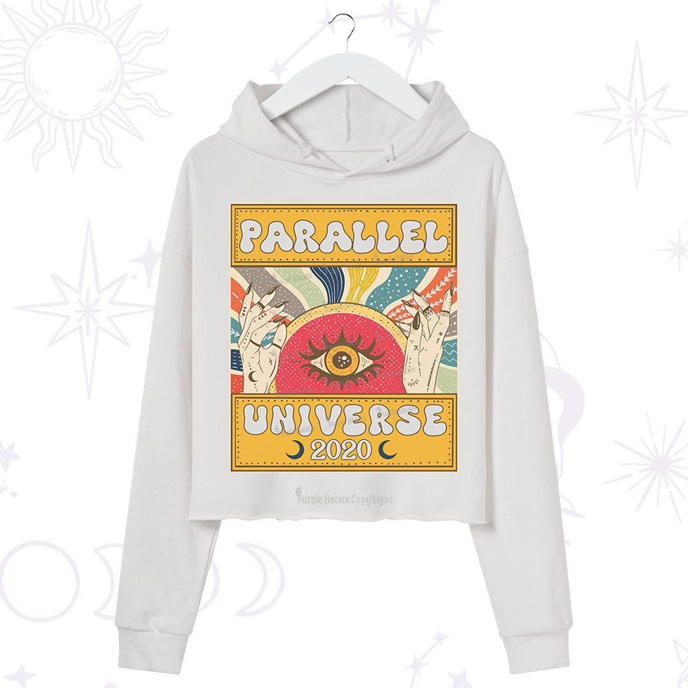 Purplehecate Parallel Universe Crop Hoodie