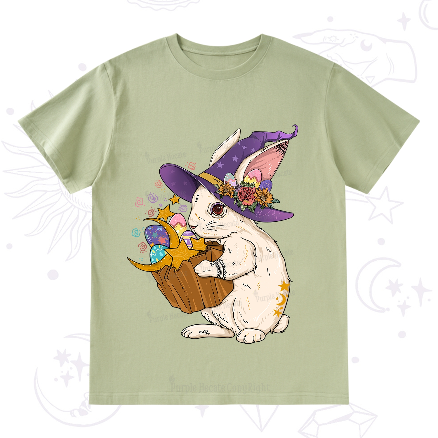 Purplehecate Enchanted Bunny Easter T-Shirt