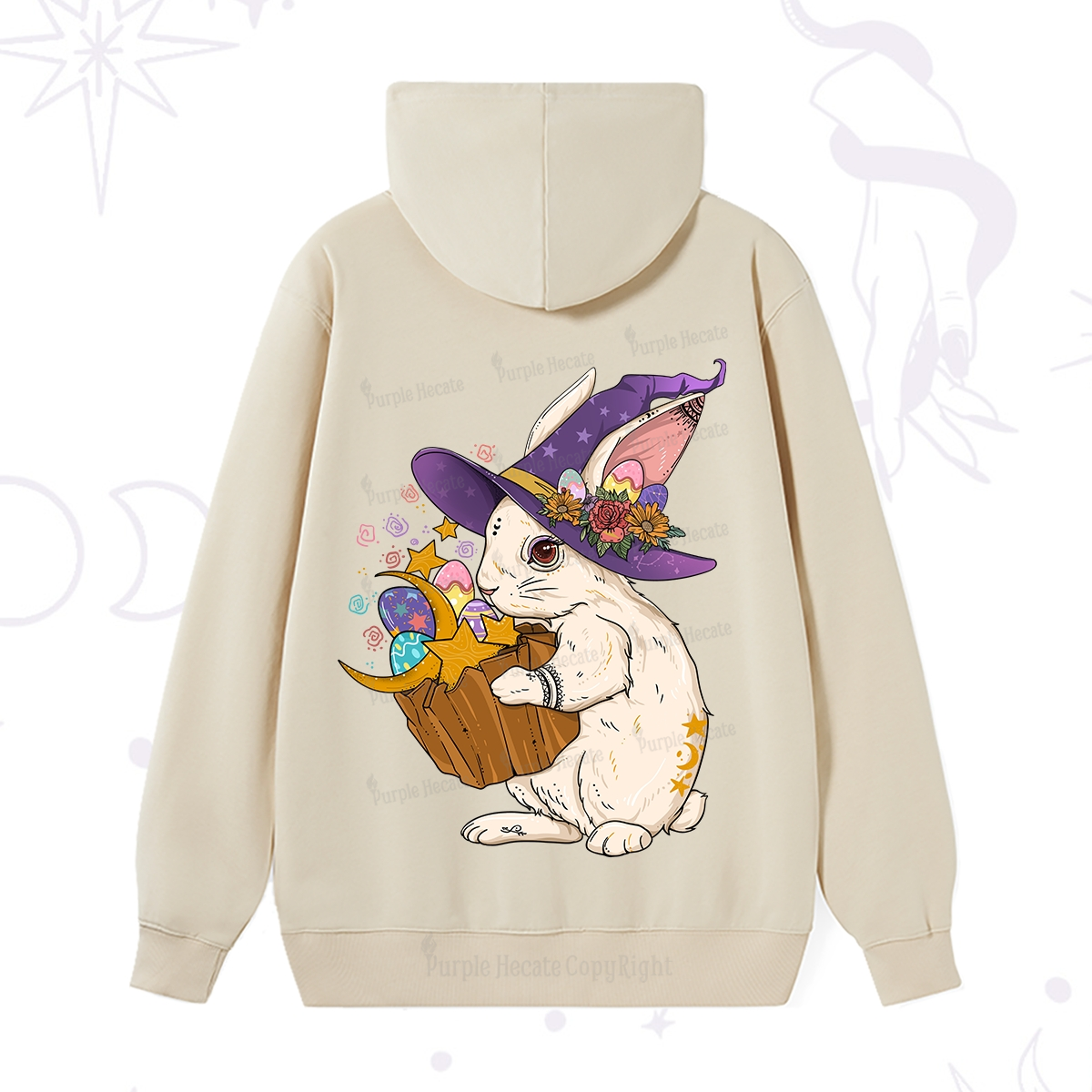 Purplehecate Enchanted Bunny Easter Hoodie