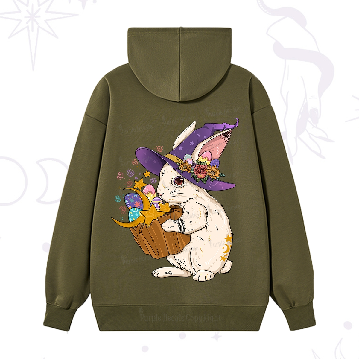 Purplehecate Enchanted Bunny Easter Hoodie