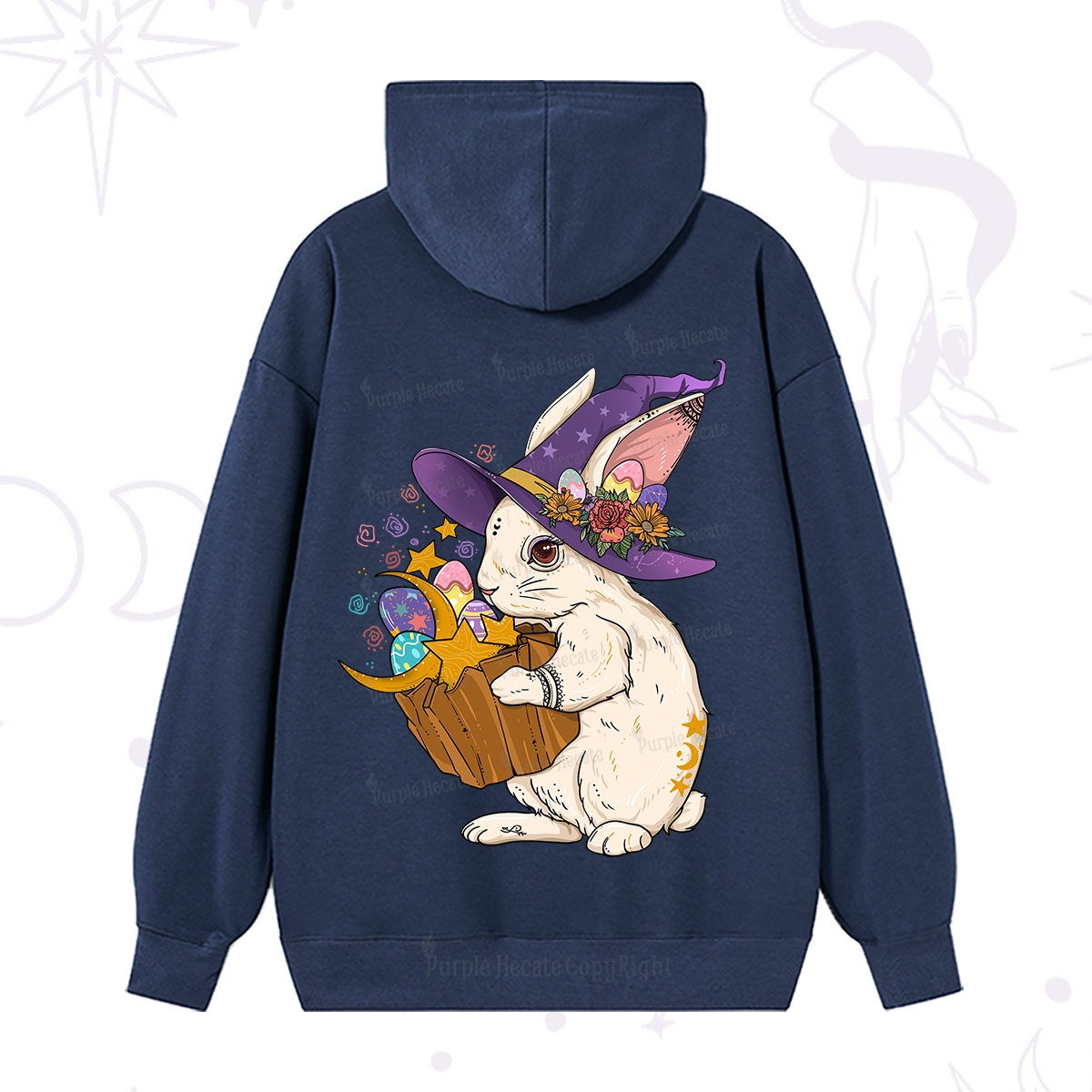 Purplehecate Enchanted Bunny Easter Hoodie