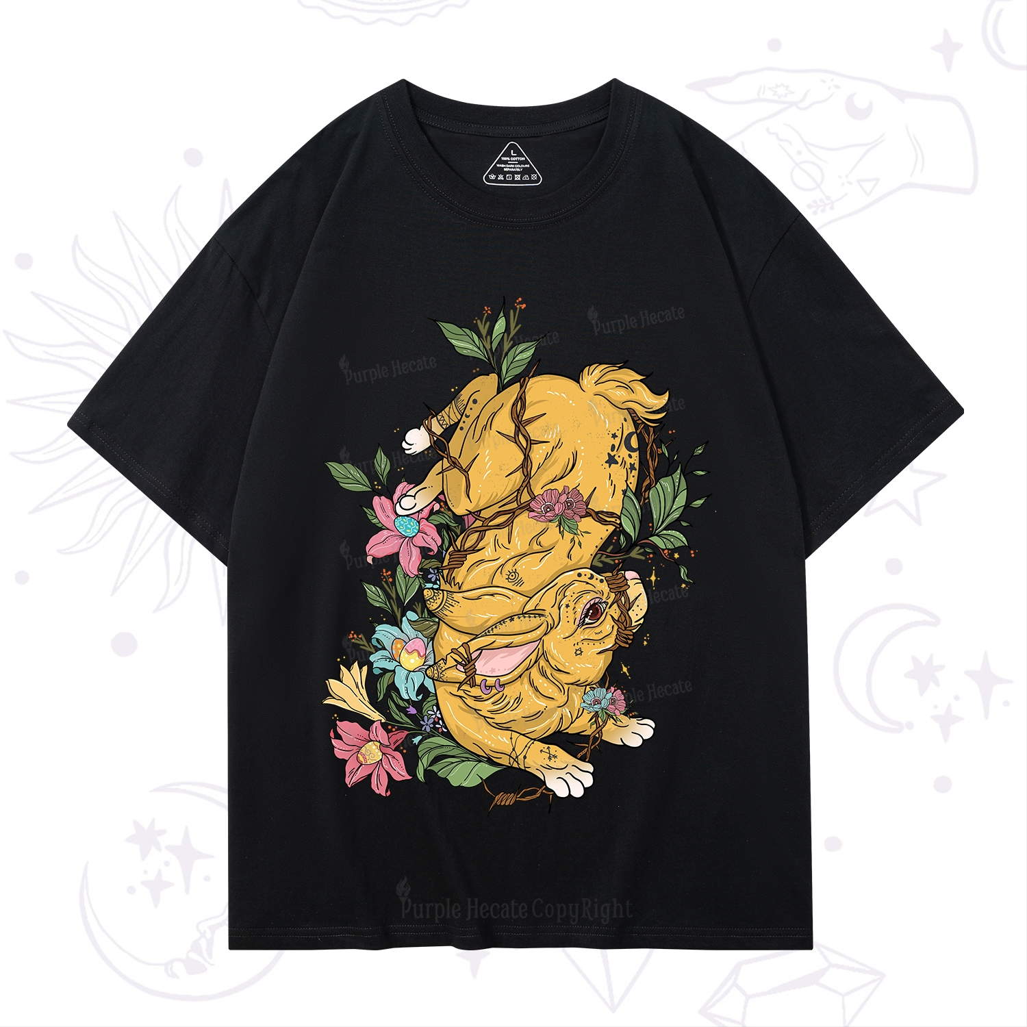 Purplehecate Thorn Bunny Easter T-Shirt