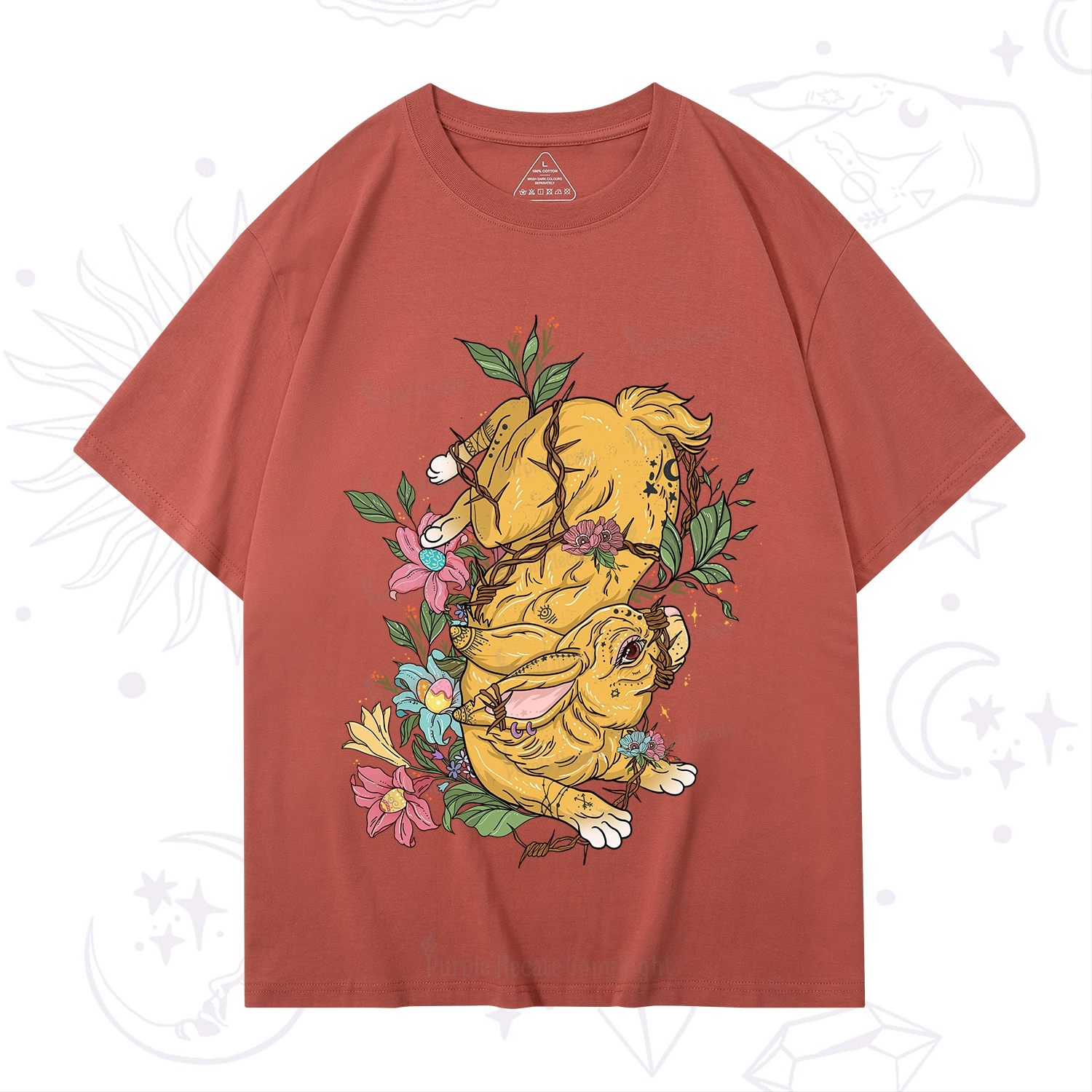 Purplehecate Thorn Bunny Easter T-Shirt