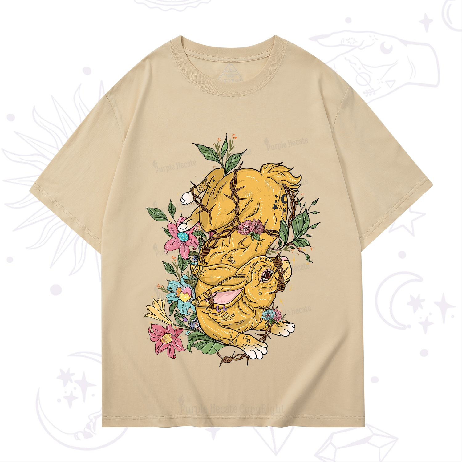 Purplehecate Thorn Bunny Easter T-Shirt