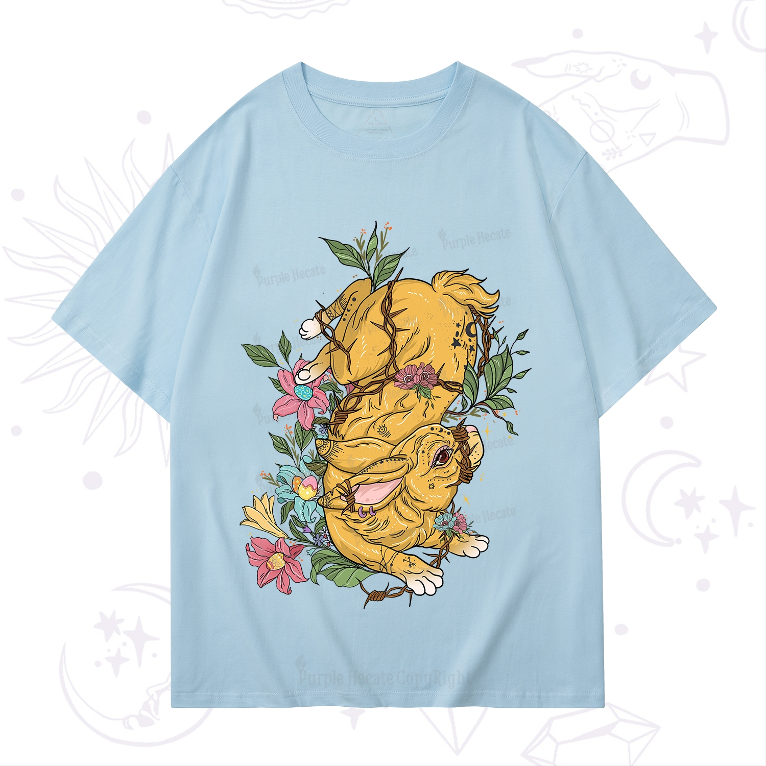 Purplehecate Thorn Bunny Easter T-Shirt