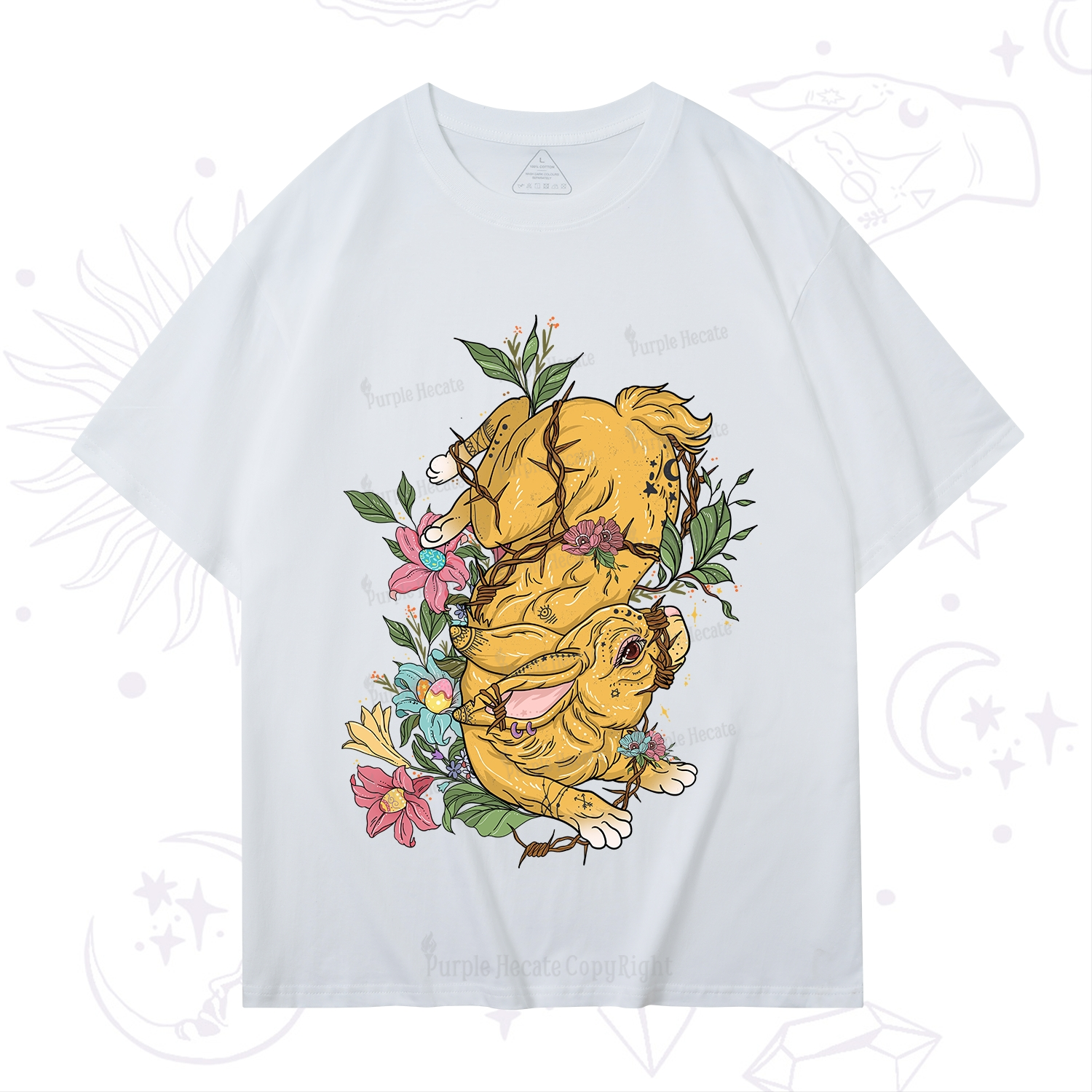Purplehecate Thorn Bunny Easter T-Shirt