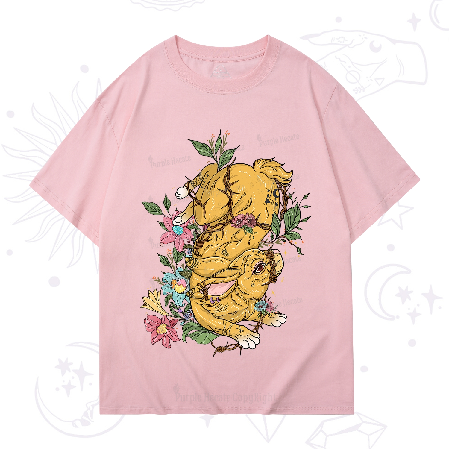Purplehecate Thorn Bunny Easter T-Shirt