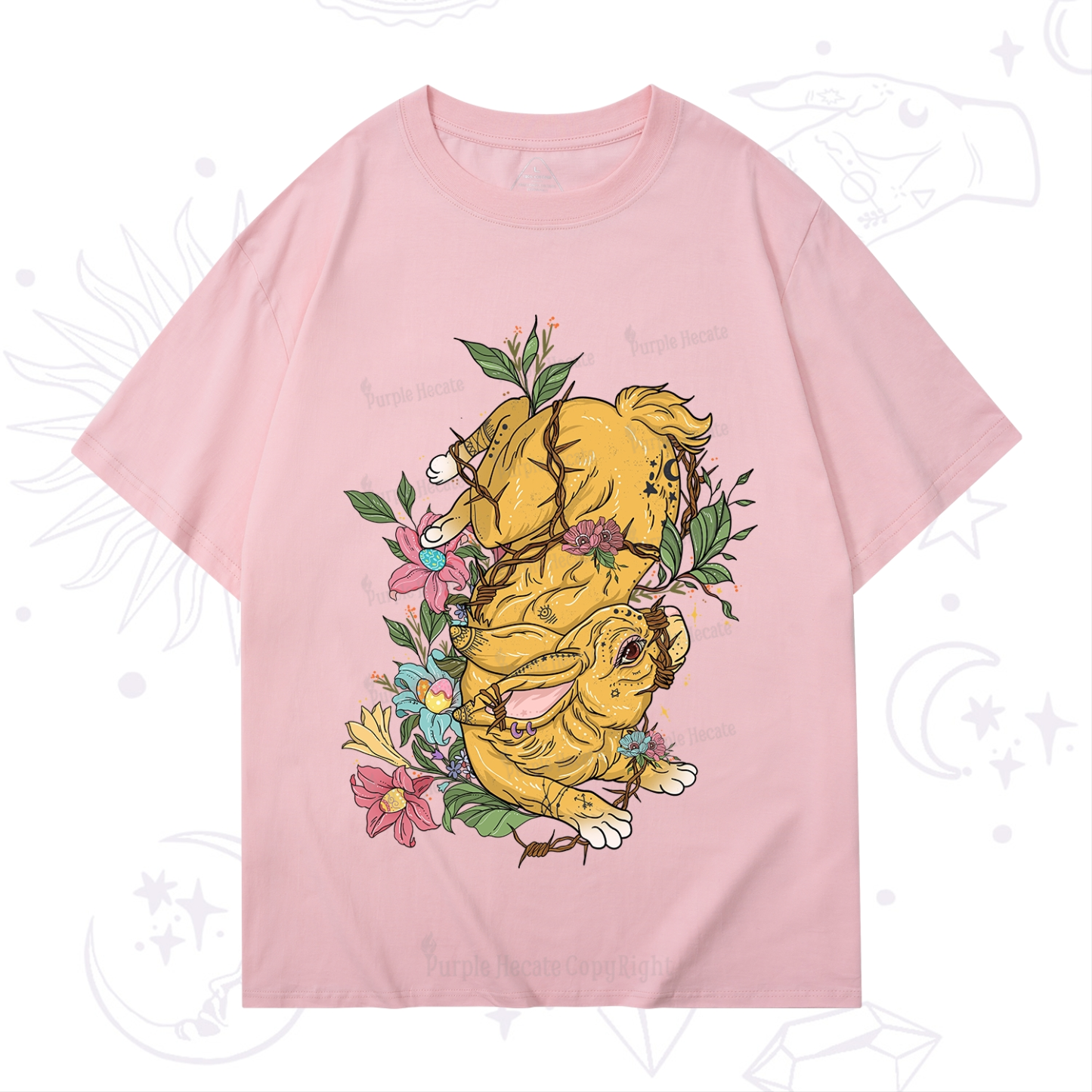Purplehecate Thorn Bunny Easter T-Shirt