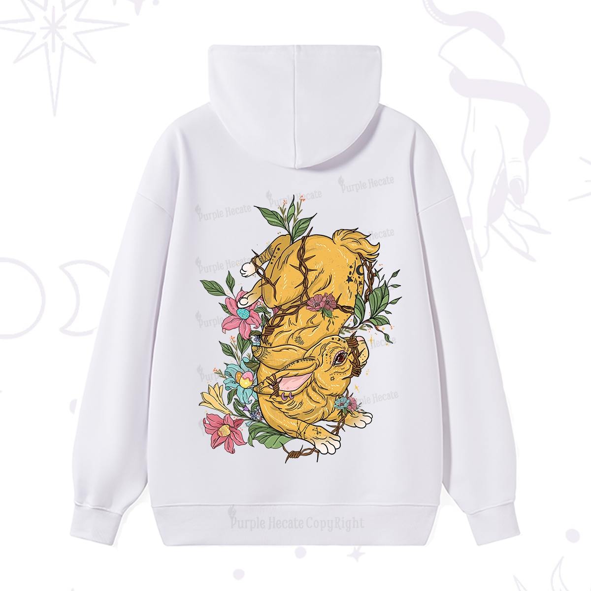 Purplehecate Thorn Bunny Easter Hoodie