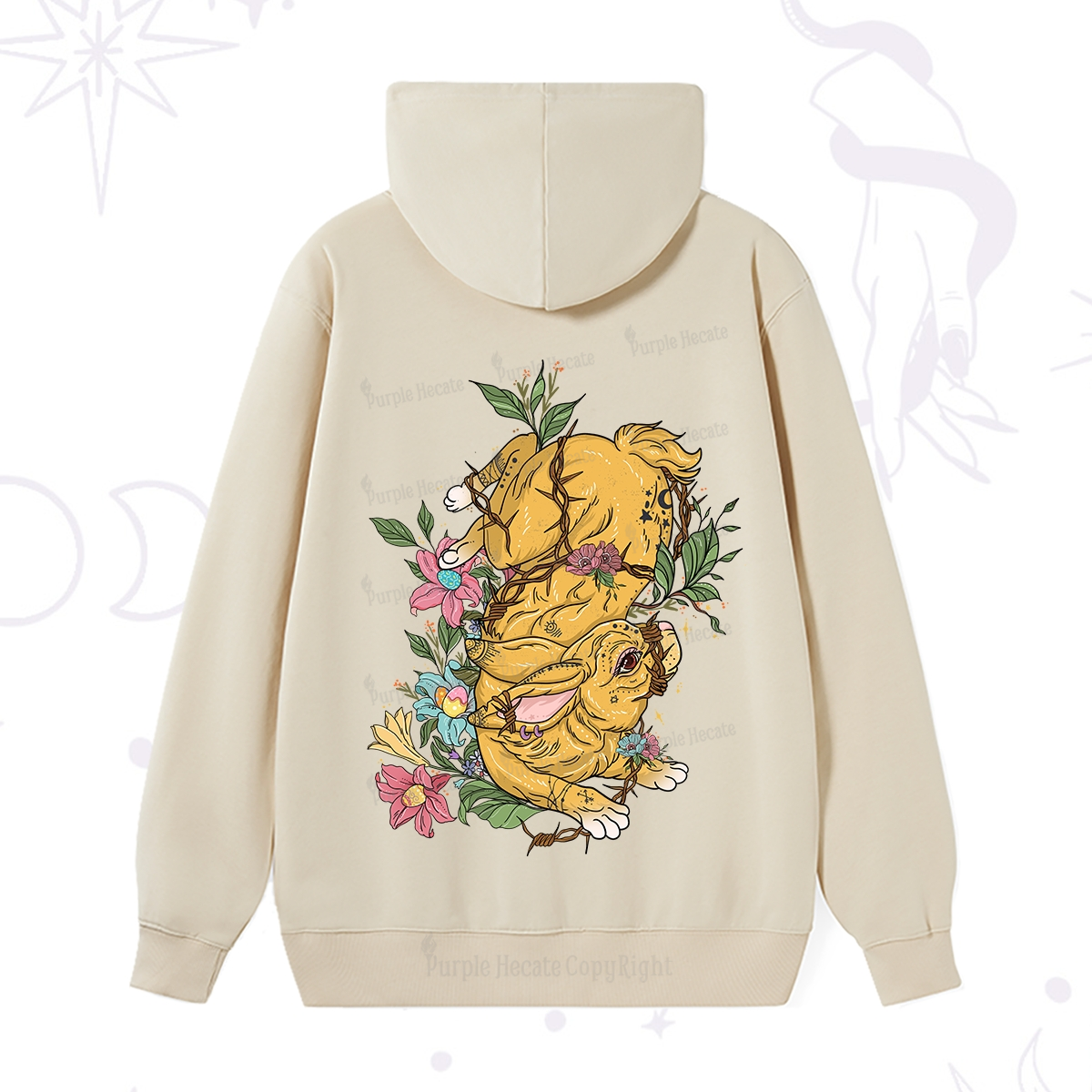 Purplehecate Thorn Bunny Easter Hoodie