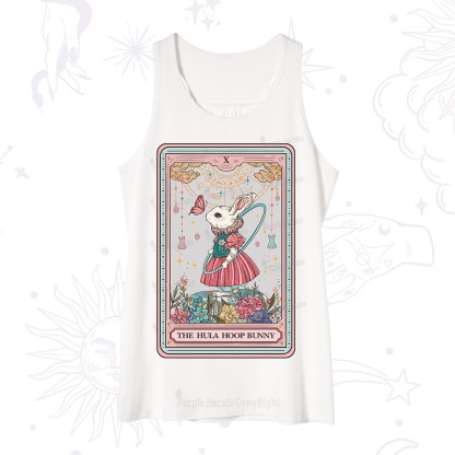 Purplehecate The Hula Hoop Bunny Tarot Tank