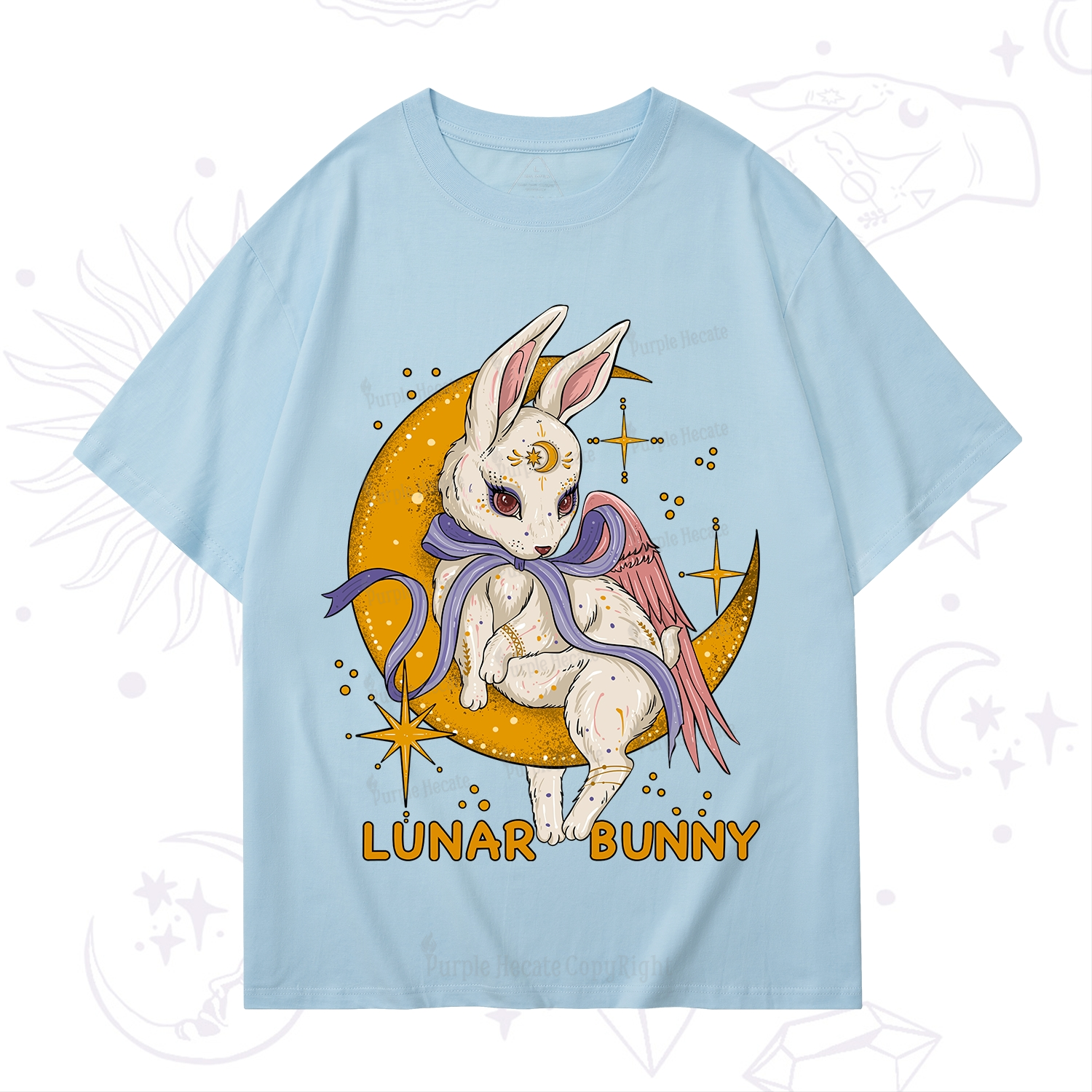 Purplehecate Lunar Bunny Easter T-Shirt