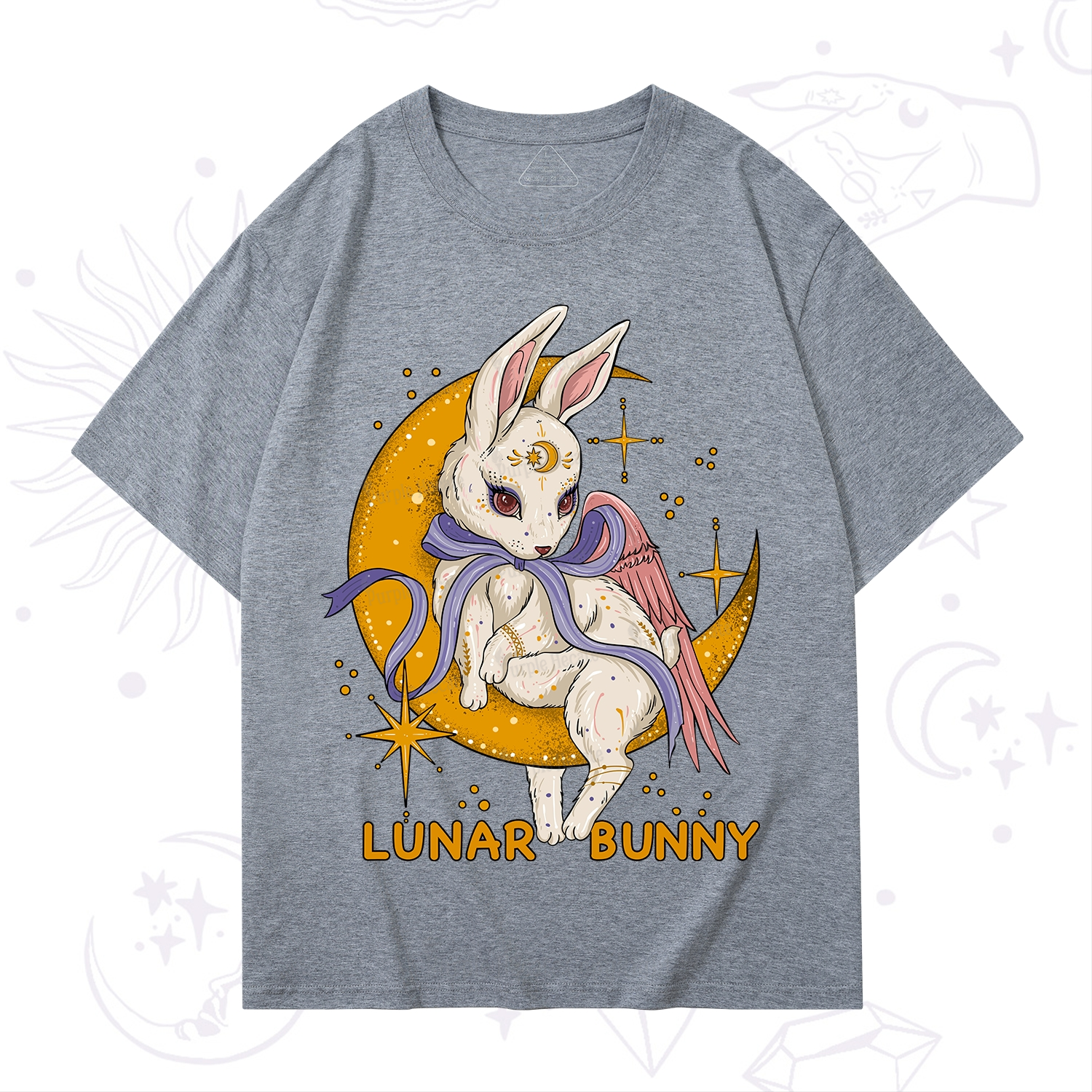 Purplehecate Lunar Bunny Easter T-Shirt