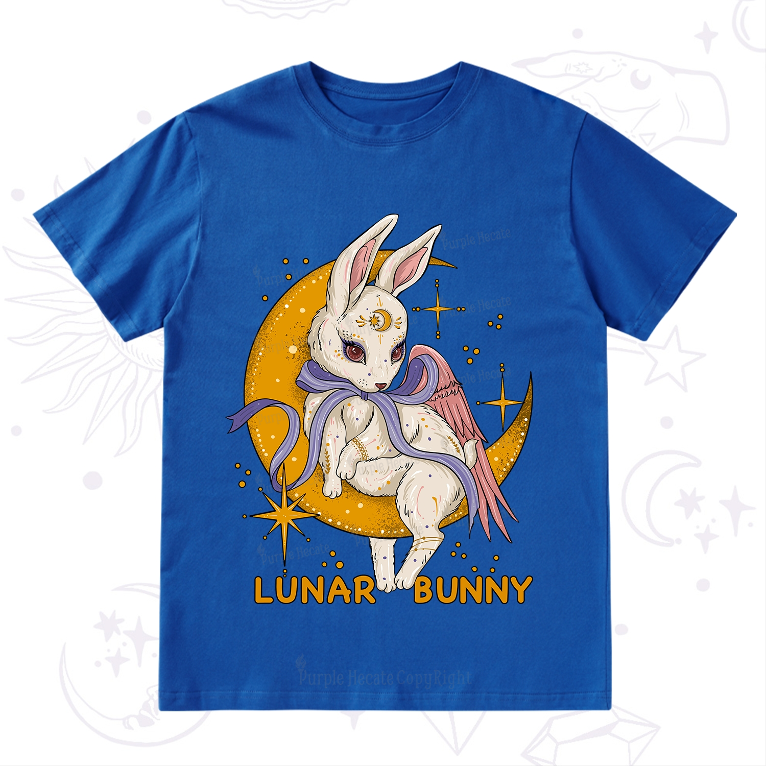 Purplehecate Lunar Bunny Easter T-Shirt