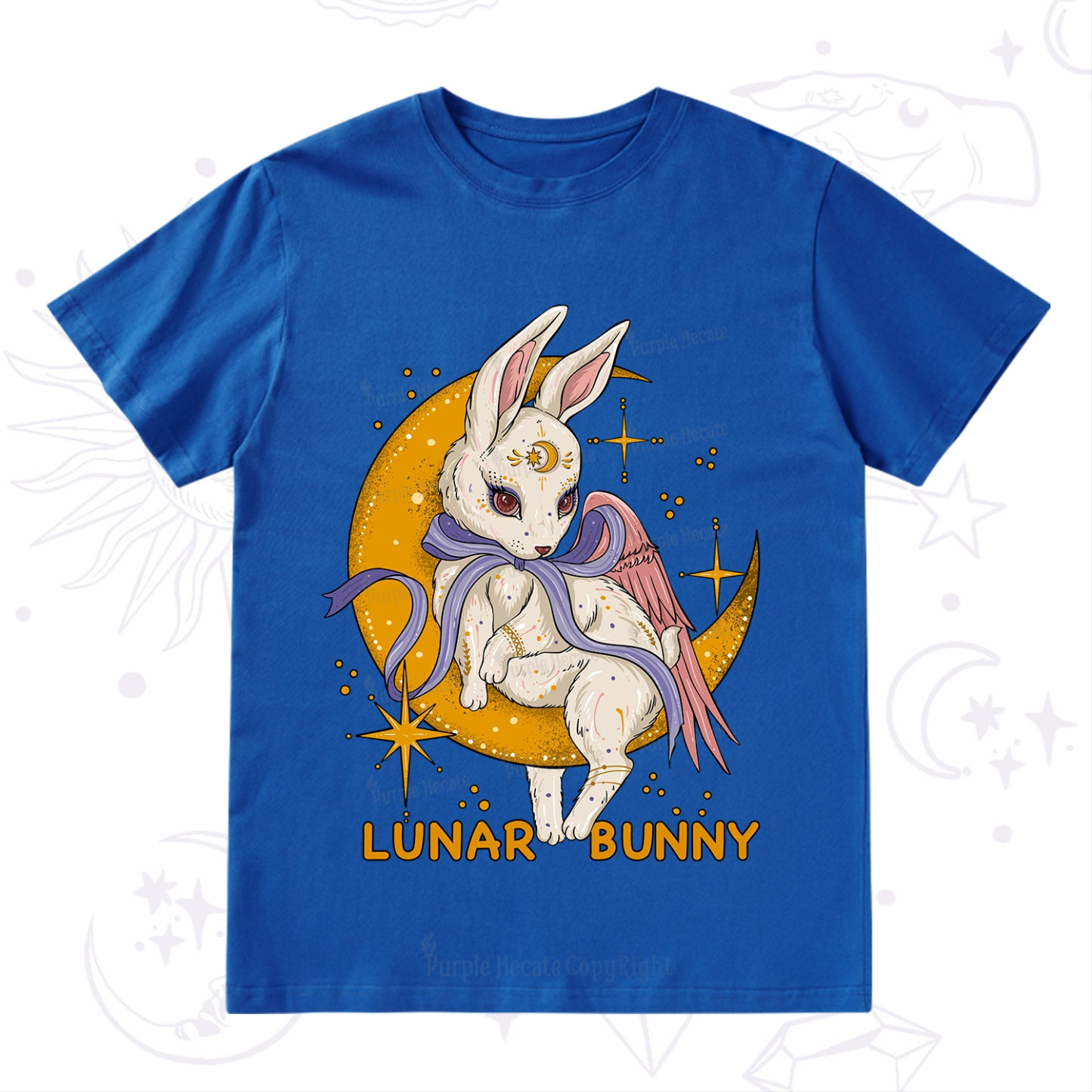 Purplehecate Lunar Bunny Easter T-Shirt