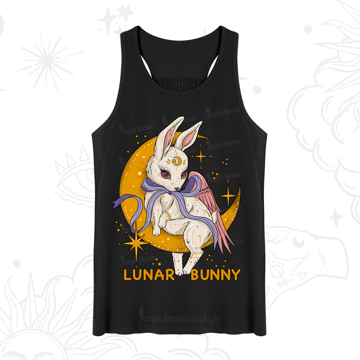 Purplehecate Lunar Bunny Easter Tank