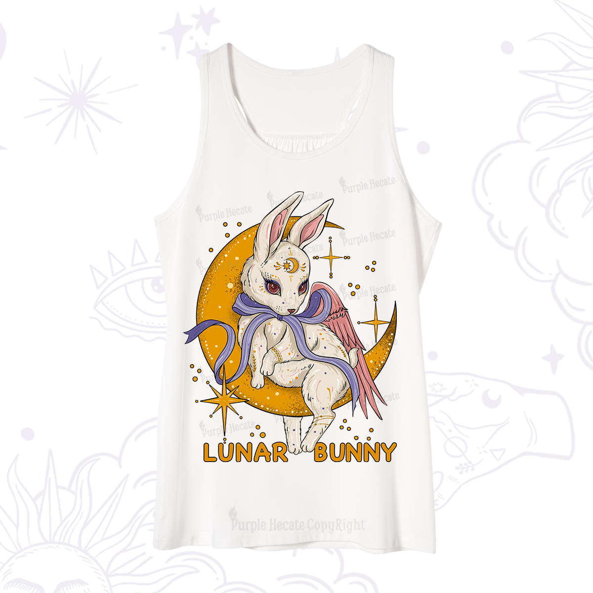Purplehecate Lunar Bunny Easter Tank