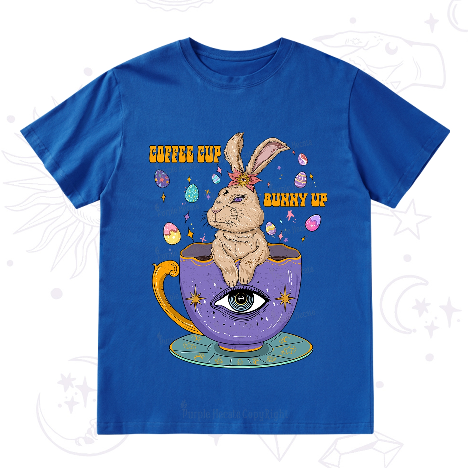 Purplehecate Coffee Cup Bunny Up T-Shirt