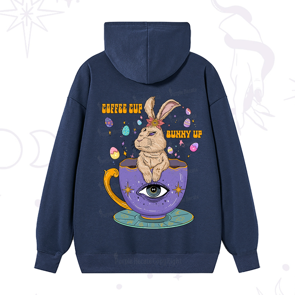 Purplehecate Coffee Cup Bunny Up Hoodie