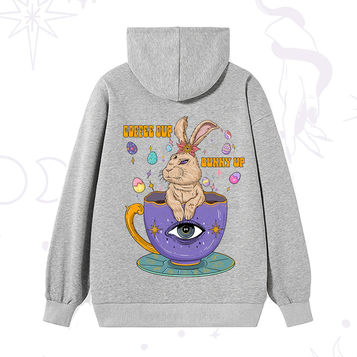 Purplehecate Coffee Cup Bunny Up Hoodie