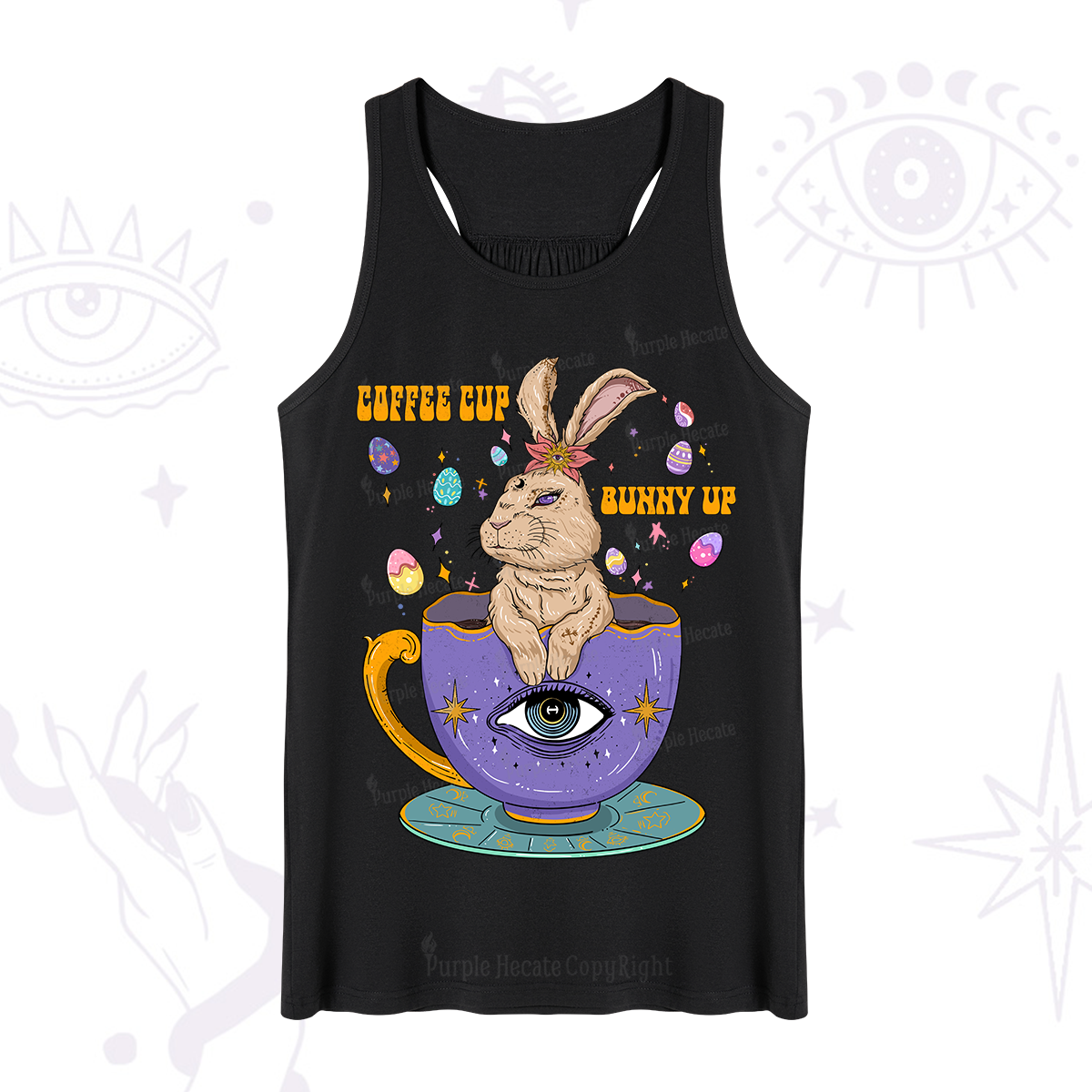 Purplehecate Coffee Cup Bunny Up Tank