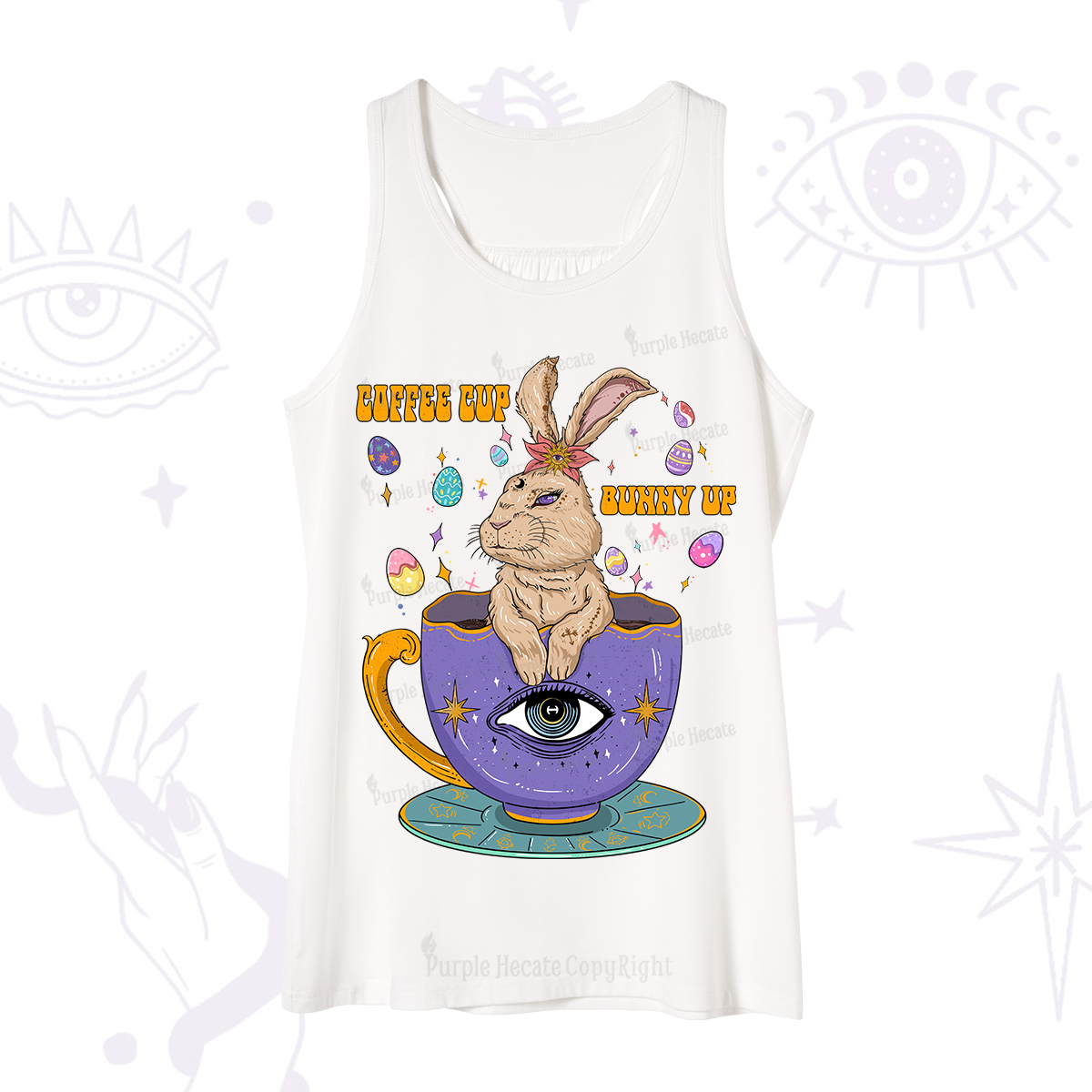 Purplehecate Coffee Cup Bunny Up Tank