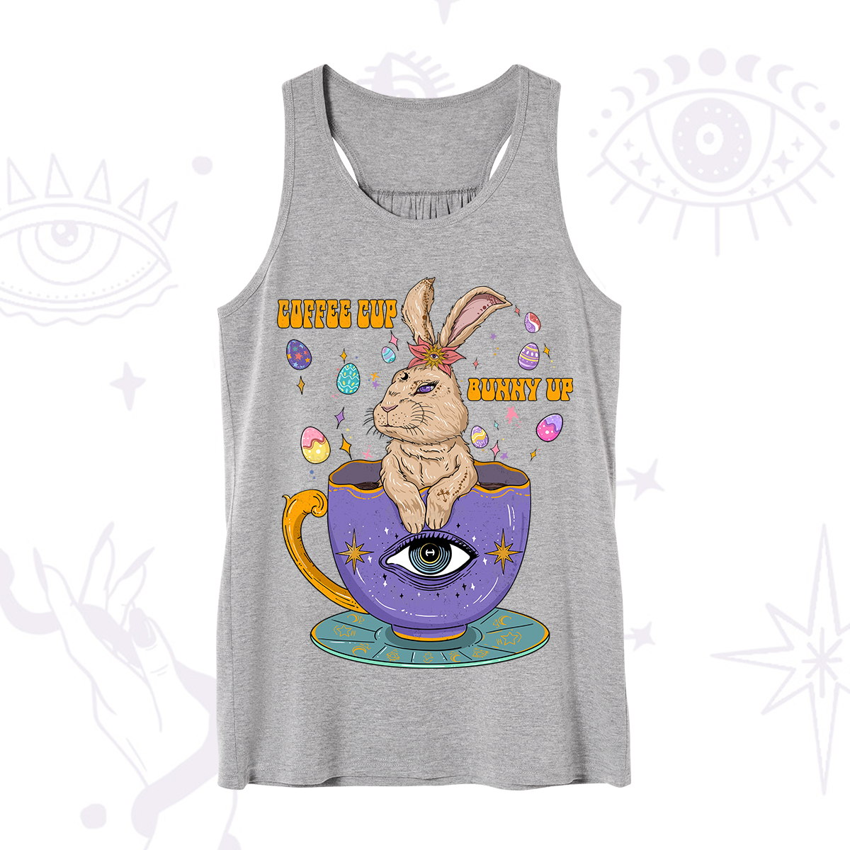 Purplehecate Coffee Cup Bunny Up Tank