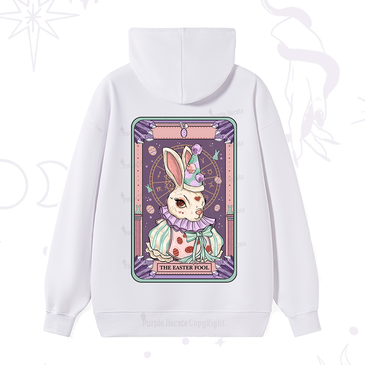 Purplehecate The Easter Fool Tarot Hoodie