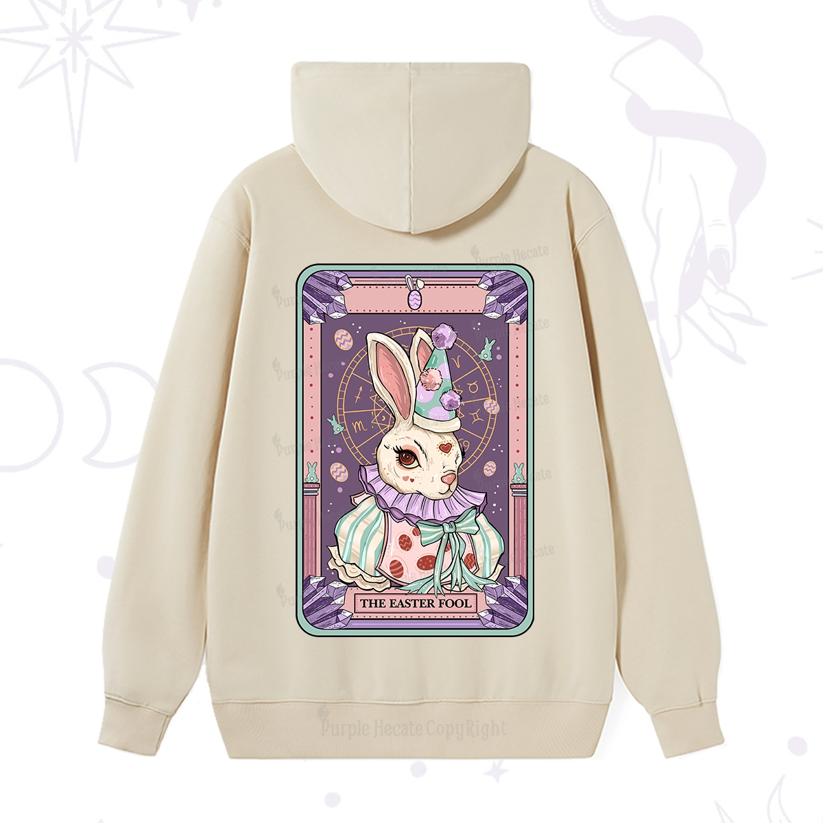 Purplehecate The Easter Fool Tarot Hoodie