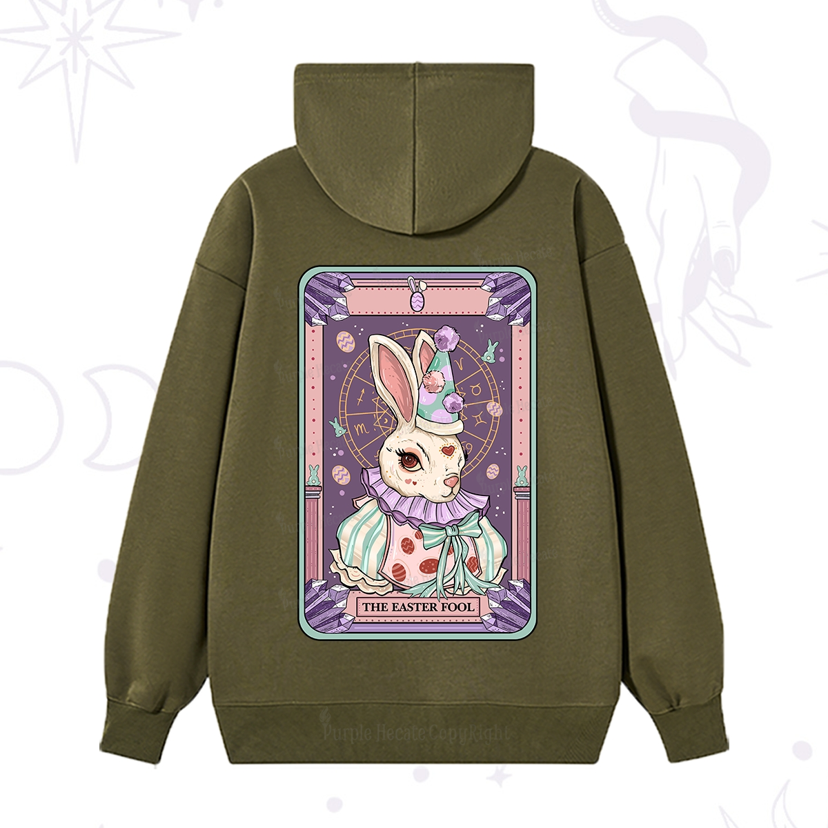 Purplehecate The Easter Fool Tarot Hoodie