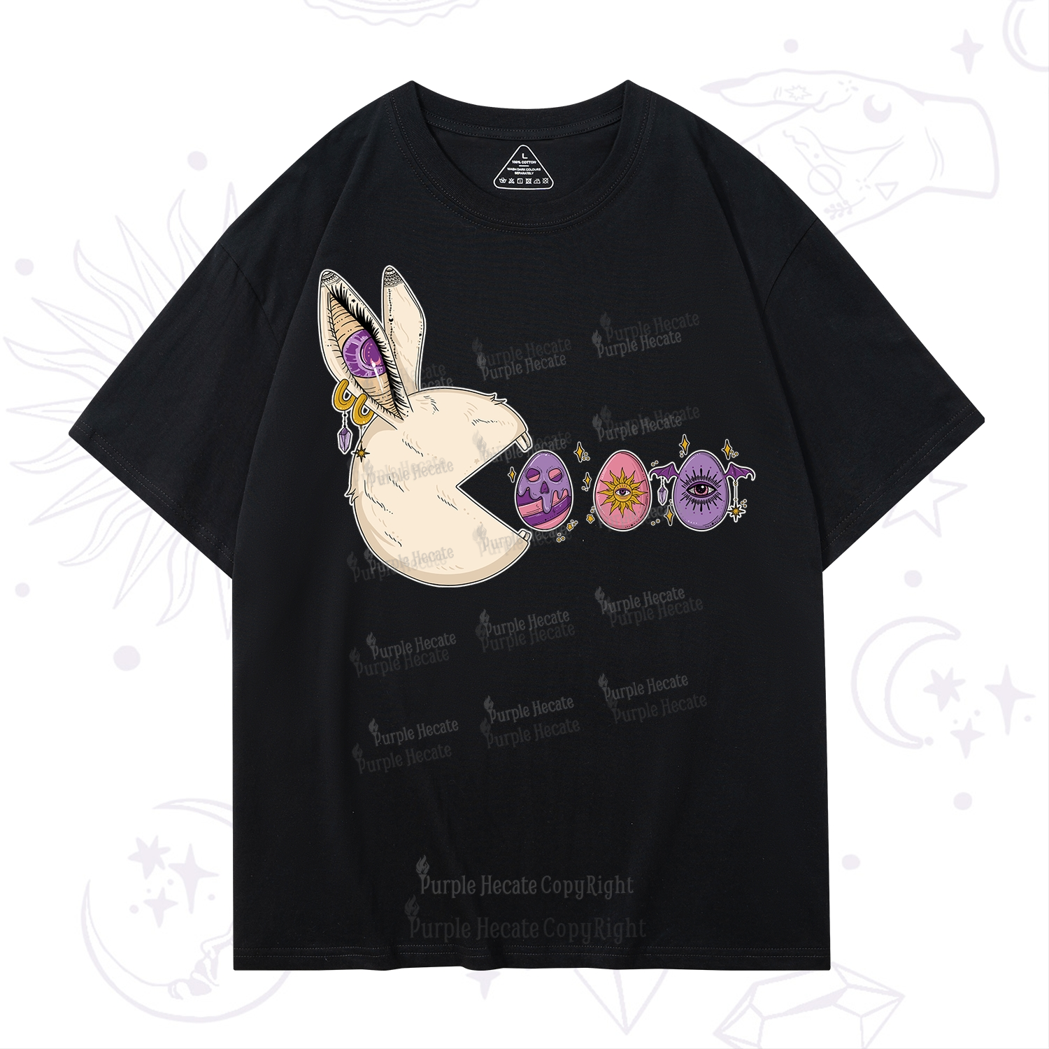 Purplehecate Egg Hunter Bunny Easter T-Shirt