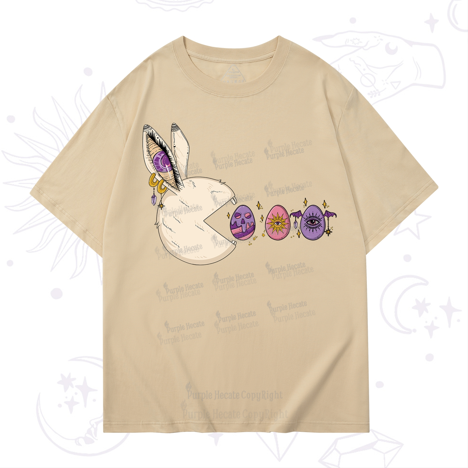 Purplehecate Egg Hunter Bunny Easter T-Shirt