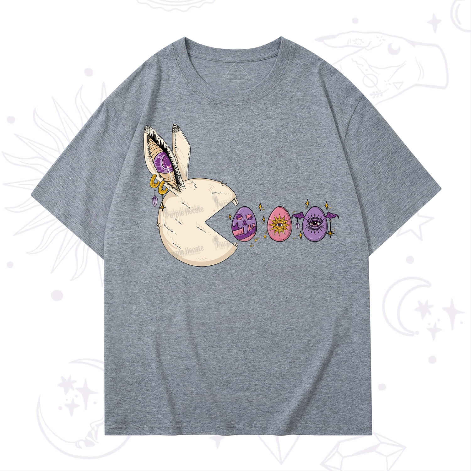 Purplehecate Egg Hunter Bunny Easter T-Shirt