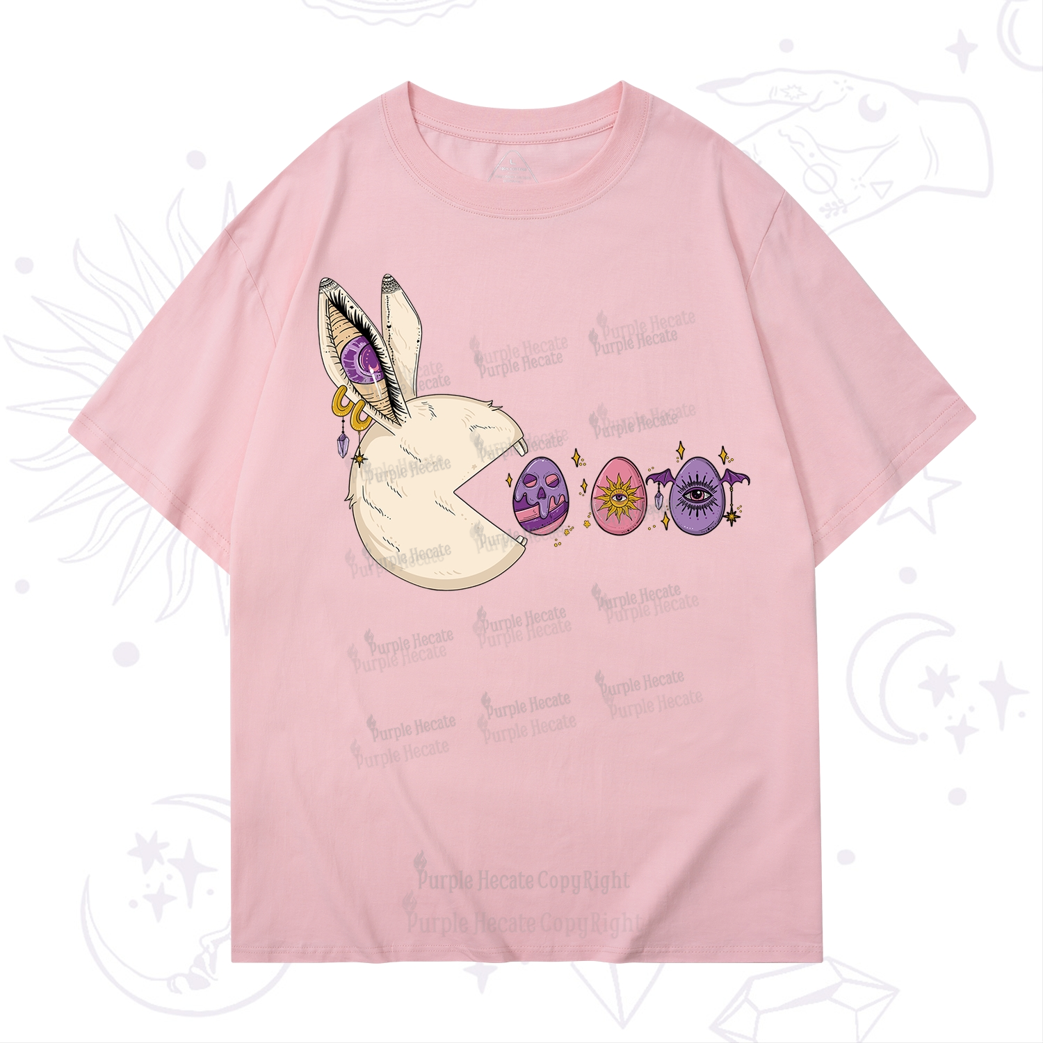 Purplehecate Egg Hunter Bunny Easter T-Shirt
